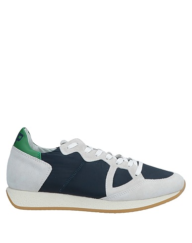 PHILIPPE MODEL Sneakers Light grey Leather, Textile fibers