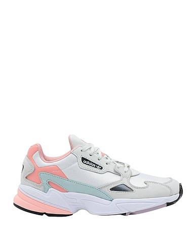 ADIDAS ORIGINALS Sneakers FALCON W 
 Hellgrau Leder, Gewebefasern