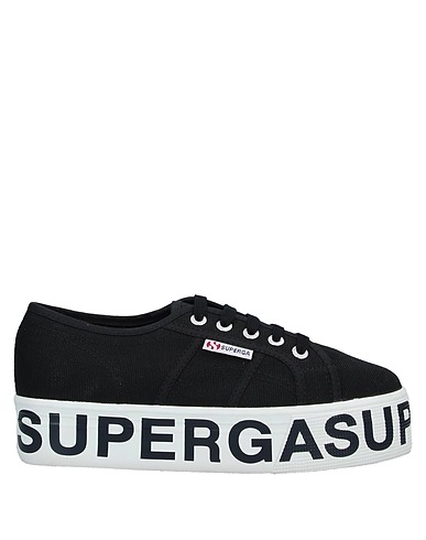 SUPERGA Sneakers Black Cotton