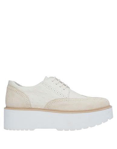 HOGAN Laced shoes Ivory Leather