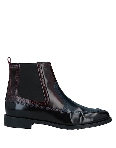 TOD'S Ankle boot Midnight blue Soft Leather
