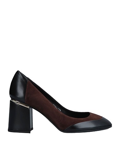 TOD'S Pump Dark brown Leather