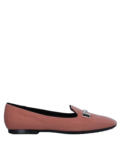 TOD'S Loafers Antique rose Textile fibers