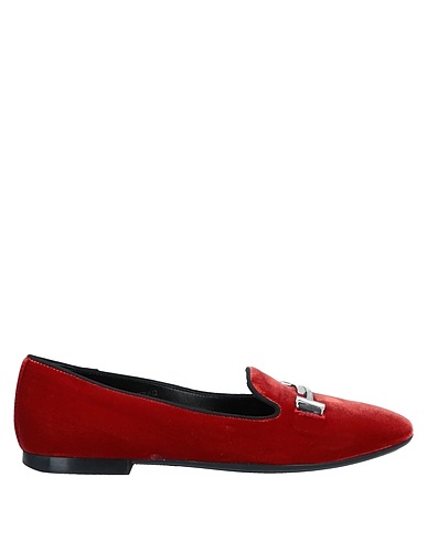 TOD'S Μοκασίνι Κεραμιδί Ίνες υφασμάτων