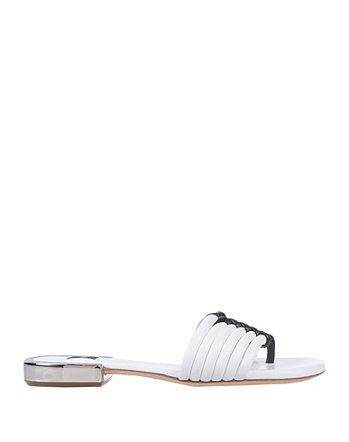 RODO Flip flops White Leather
