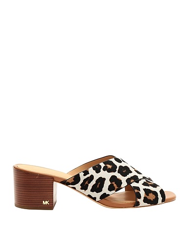 MICHAEL MICHAEL KORS Sandali ABBOTT MULE
 Bianco 100% Pelle di vitello