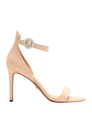 MICHAEL MICHAEL KORS Sandals VIOLA SANDAL Light pink 100% Bovine leather