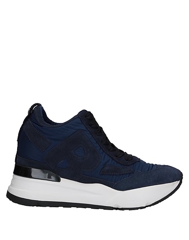 RUCOLINE Sneakers Blue Textile fibres, Leather