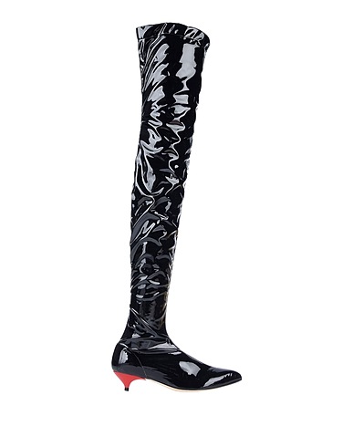 GIA COUTURE Boots Black Textile fibres