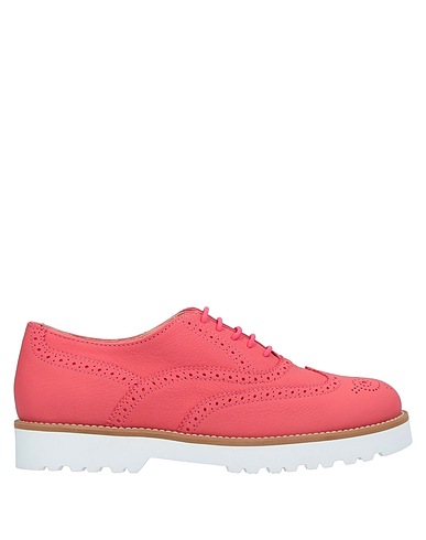 HOGAN Laced shoes Coral Leather