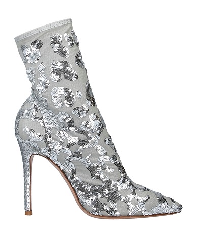 GIANVITO ROSSI Ankle boot Light grey Textile fibers