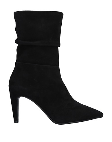 ELVIO ZANON Ankle boot Black Leather