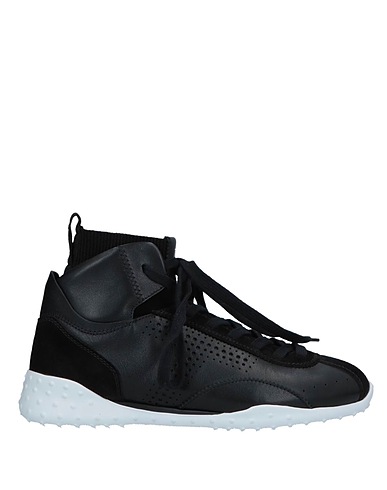 TOD'S Sneakers Nero Pelle, Fibre tessili