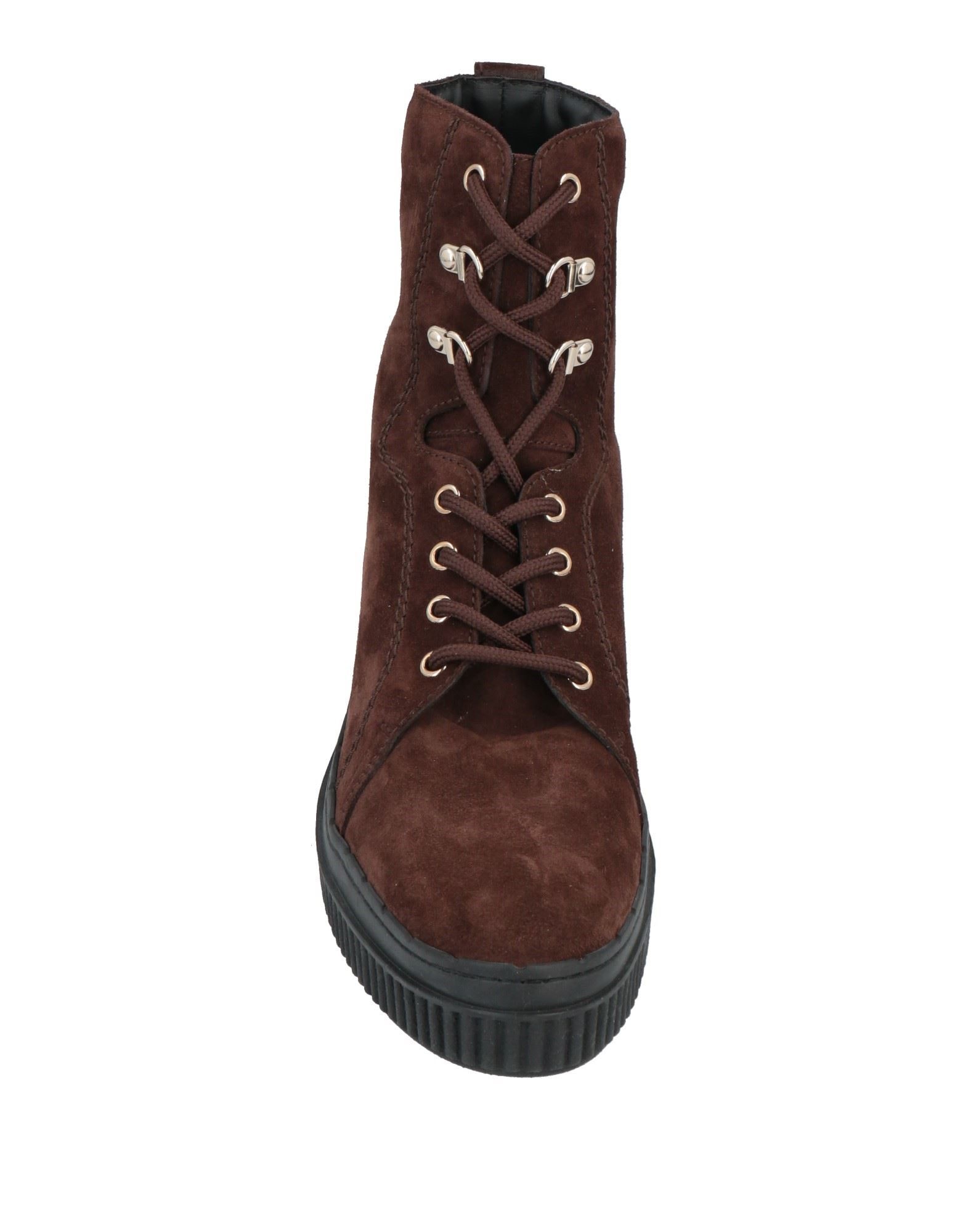 TOD'S シューズ | ショートブーツ チョコレートブラウン レディース | YOOX