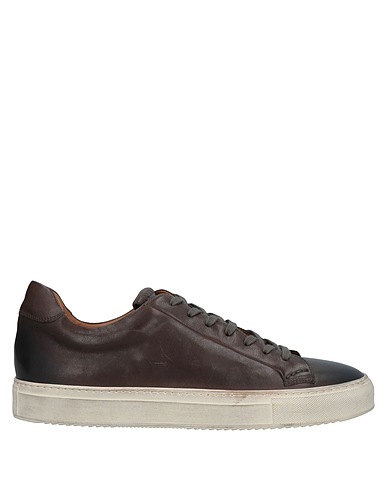 DOUCAL'S Sneakers Dark brown Soft Leather