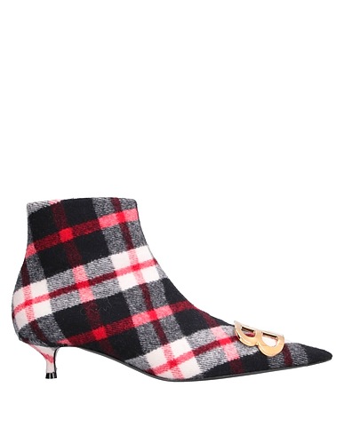 BALENCIAGA Ankle boot Midnight blue Textile fibres, Leather