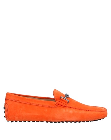TOD'S Mokassins Orange Leder