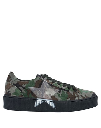 NIRA RUBENS Sneakers Verde militare Pelle