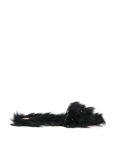 ALBERTA FERRETTI Sandals Black Shearling