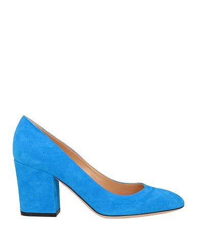 SERGIO ROSSI Pump Azure Leather