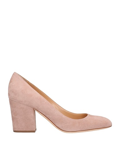 SERGIO ROSSI Pumps Maulwurfsgrau Leder