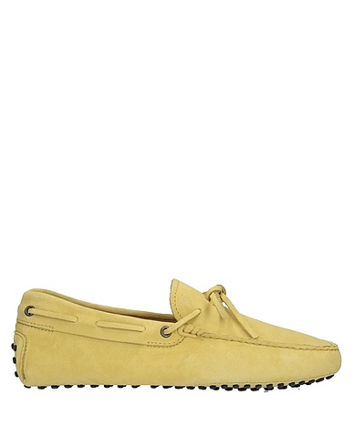 TOD'S Loafers Pastel yellow Soft Leather