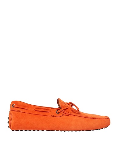 TOD'S Mokassins Orange Leder
