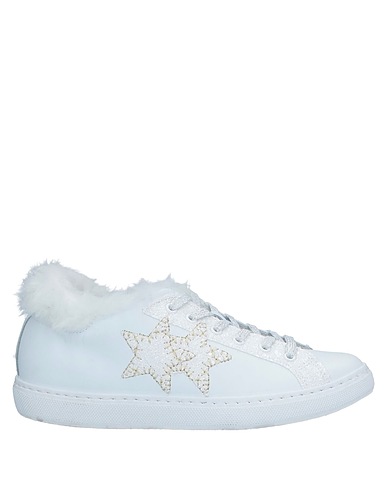 2STAR Sneakers Weiß Leder, Kunstpelz