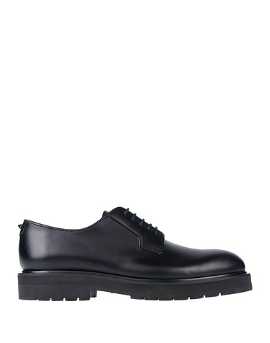 VALENTINO GARAVANI Laced shoes Black Soft Leather