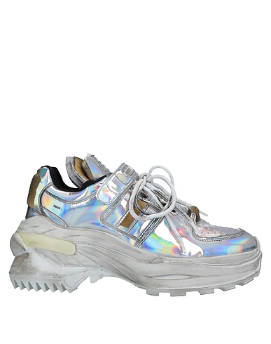 MAISON MARGIELA Sneakers Silver Textile fibres