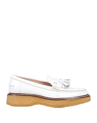 TOD'S 모카신 화이트 가죽