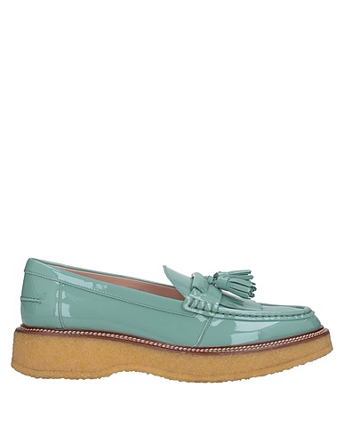 TOD'S Mokassins Säuregrün Leder