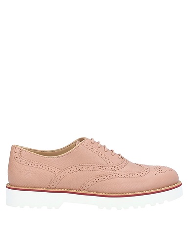HOGAN Laced shoes Blush Leather