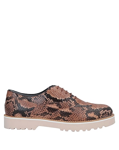HOGAN Laced shoes Brown Leather