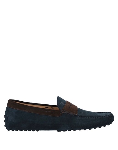 TOD'S Loafers Midnight blue Soft Leather