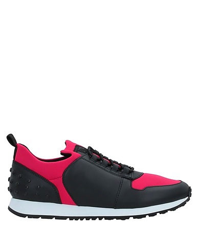 TOD'S Sneakers Fuchsia Leder, Gewebefasern