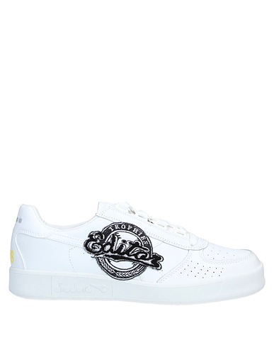 DIADORA by THE EDITOR Sneakers White Soft Leather, Textile fibers