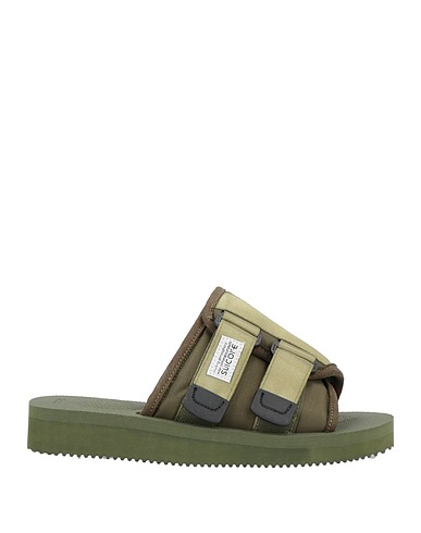 SUICOKE Sandals Military green Textile fibres