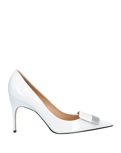 SERGIO ROSSI Court White Leather
