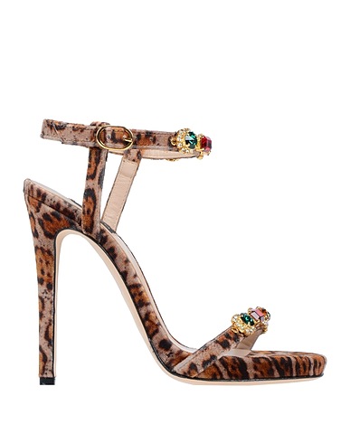 PINKO Sandals Sand Textile fibres