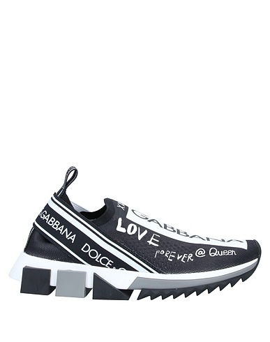 DOLCE&GABBANA Sneakers Black Textile fibers, Rubber