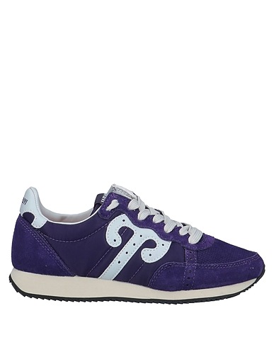 WUSHU RUYI Sneakers Violett Leder, Gewebefasern