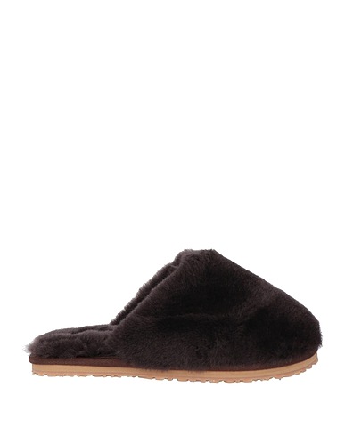 MOU Slides and slippers Dark brown Shearling