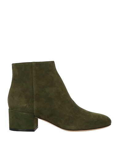 SERGIO ROSSI Ankle boot Military green Leather
