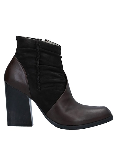 MALLONI Ankle boot Dark brown Leather