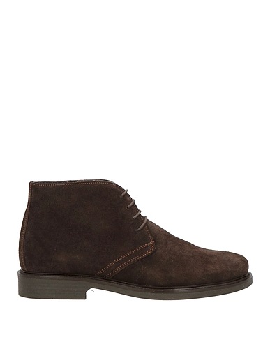 GREY DANIELE ALESSANDRINI Ankle boot Chocolate brown Soft Leather