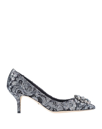 DOLCE&GABBANA Court Black 52% Polyamide, 38% Lambskin, 10% Polyester