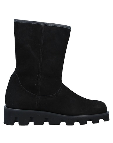 ROBERTO BOTTICELLI Ankle boot Black Leather, Shearling