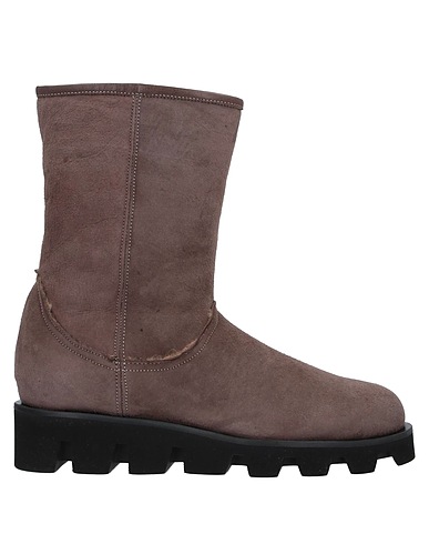 ROBERTO BOTTICELLI Ankle boot Khaki Leather, Shearling