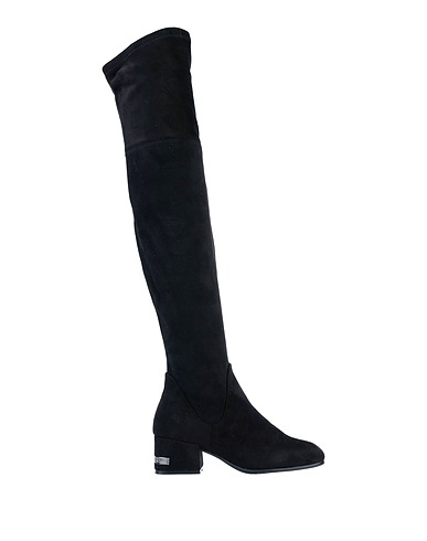 CAFèNOIR Boots Black Textile fibres